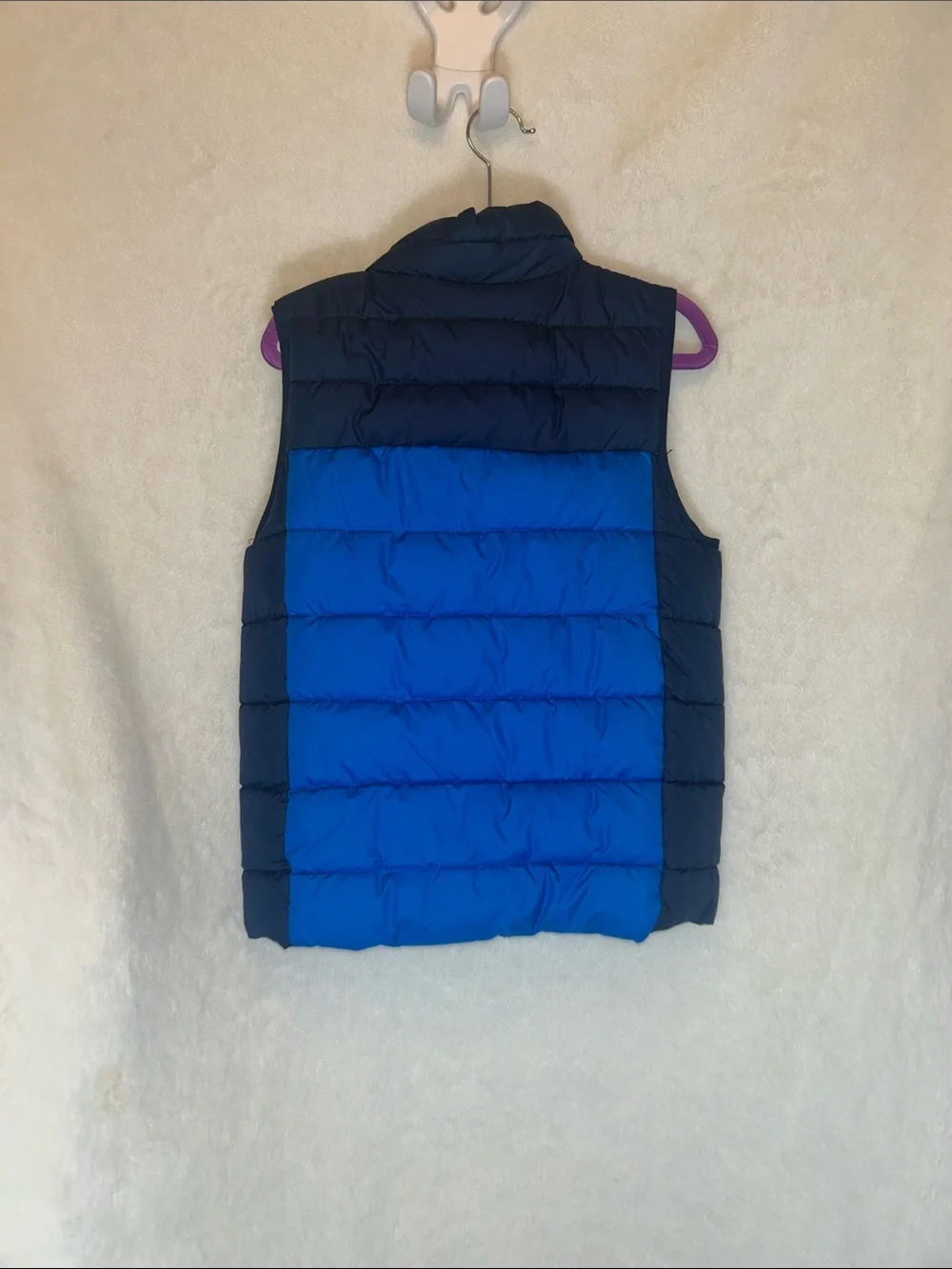 Columbia Kids Blue and Navy Quilted Puffer Vest